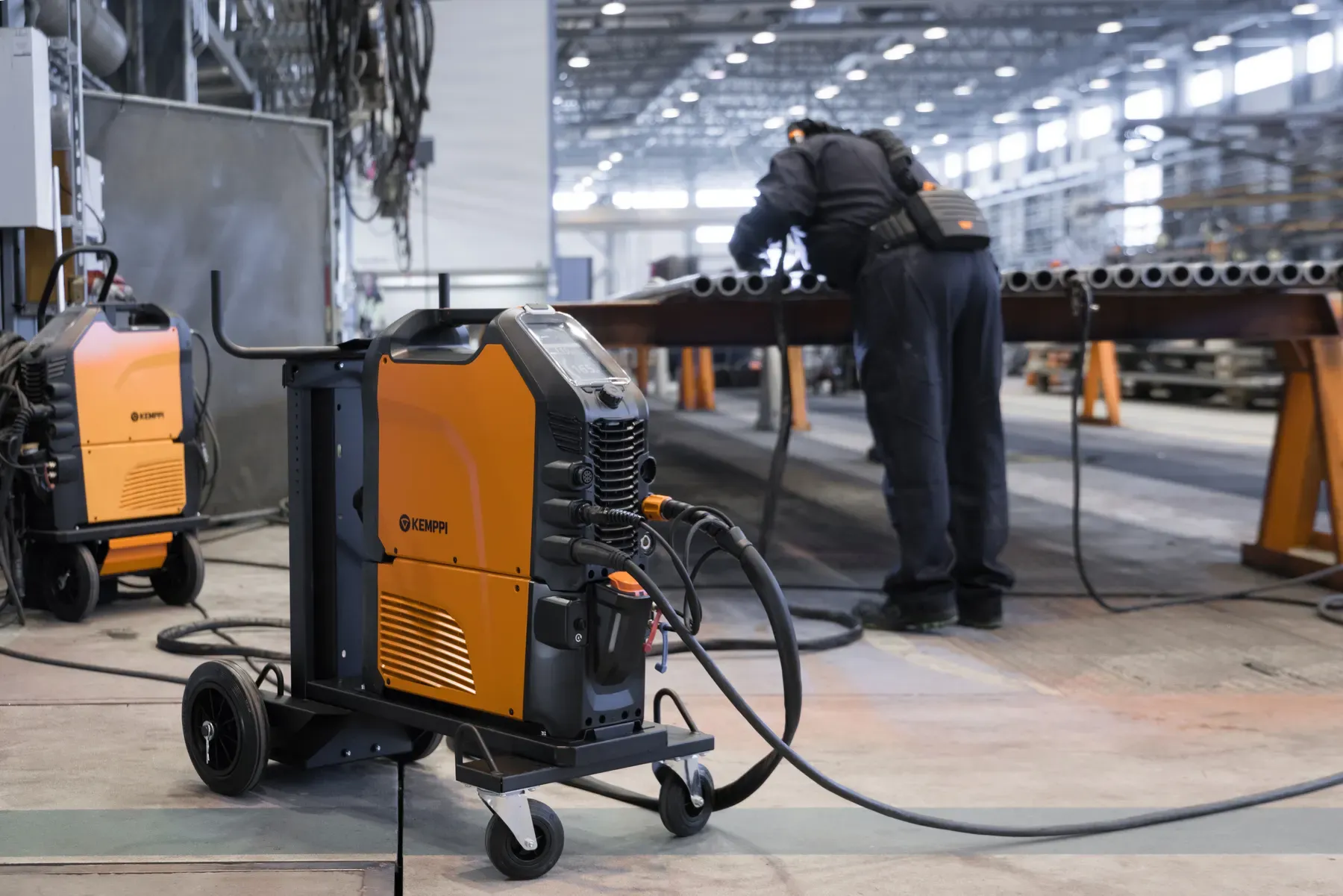 The MasterTig welding machine on its own
