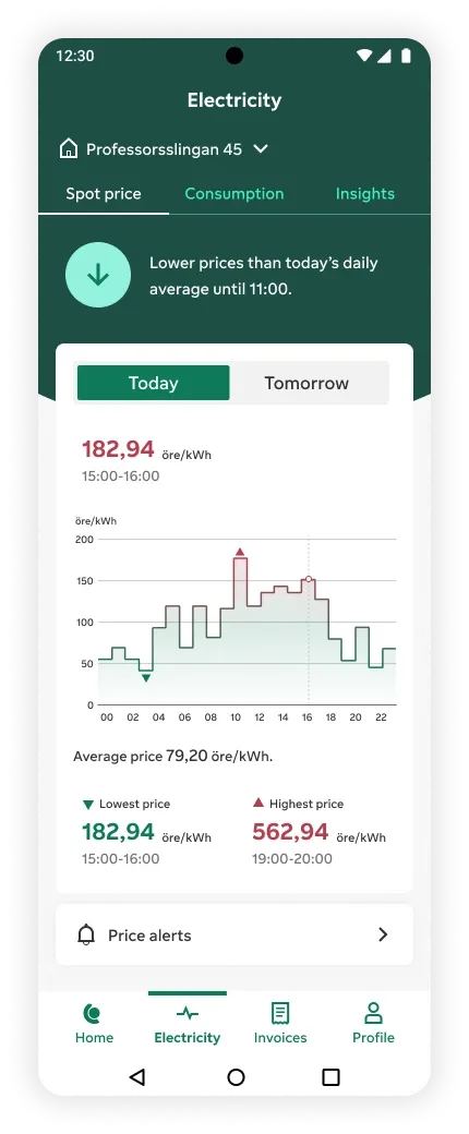 Detail Detective: Spot price screen
