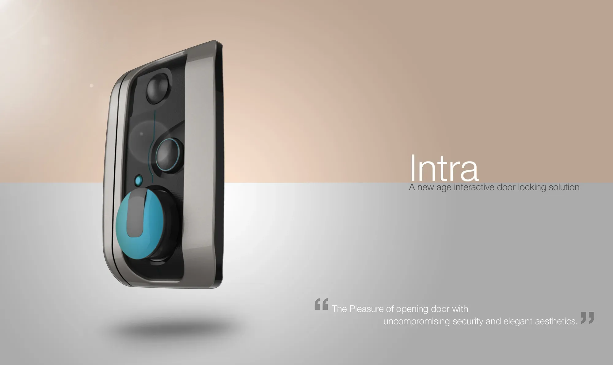 The Intra lock, a new age interactive door locking solution